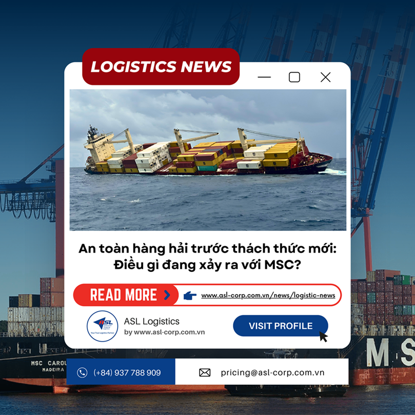 AN TOÀN HÀNG HẢI TRƯỚC THÁCH THỨC MỚI: ĐIỀU GÌ ĐANG XẢY RA VỚI MSC?